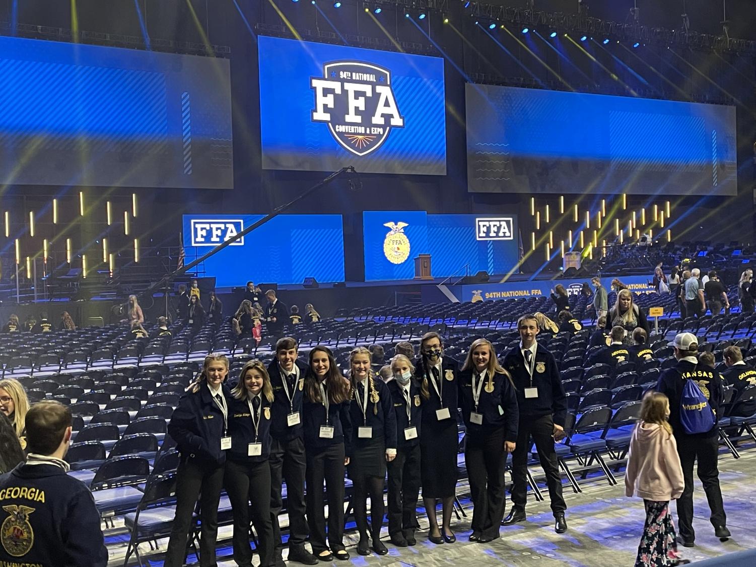 Delta High School attends the National FFA Convention Delta Paw Print