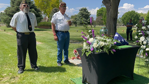 The Department of Defense providing military funeral honors for Veronica Carbonale a United States Veteran.
